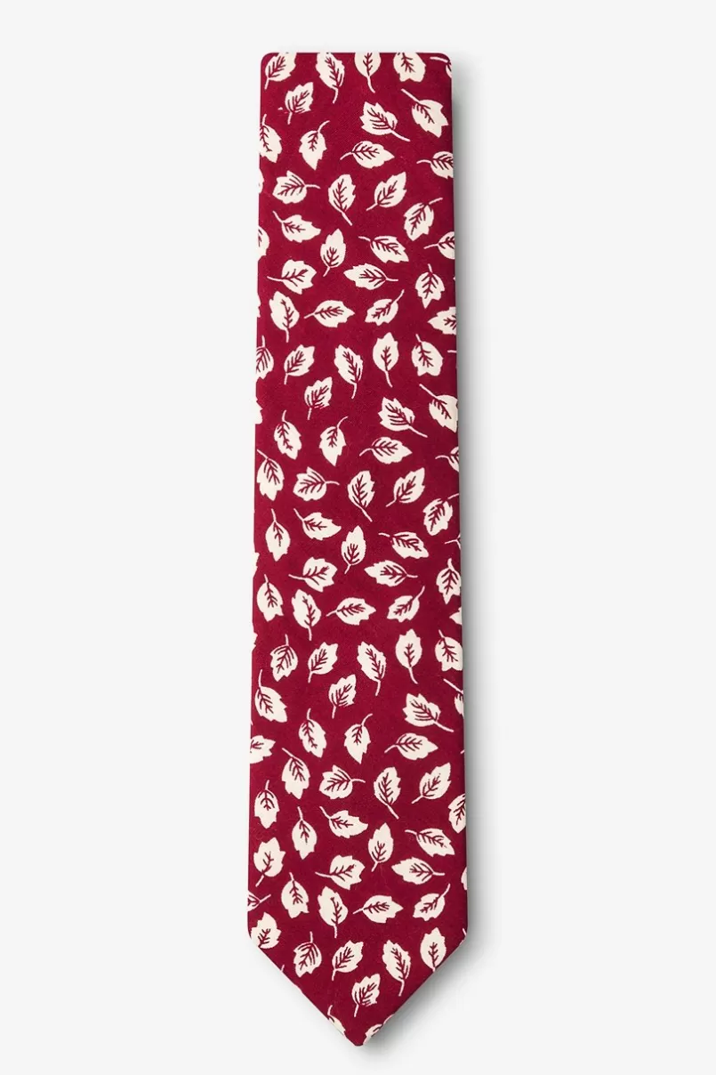 Ties Florence Skinny Tie Red Store