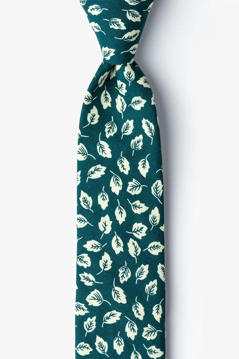 Ties Florence Skinny Tie Teal Sale