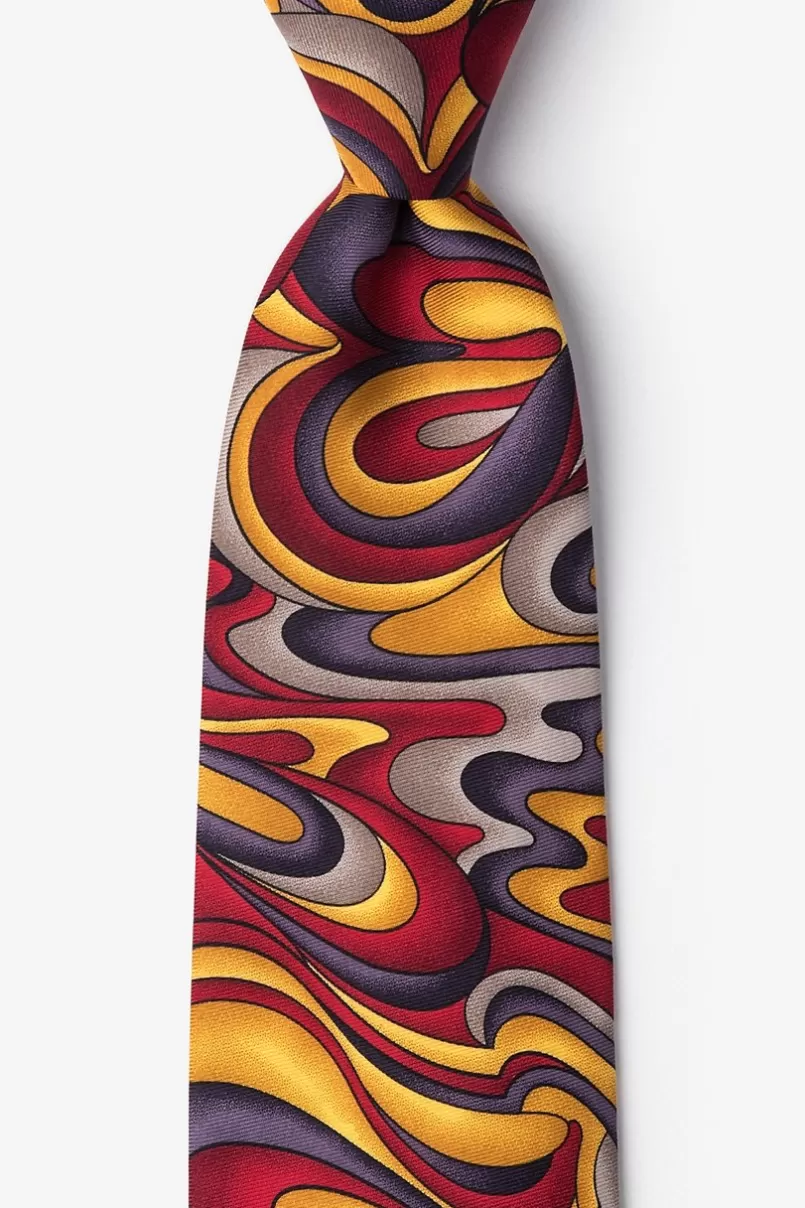 Ties Fluid Paints Gold Tie Flash Sale