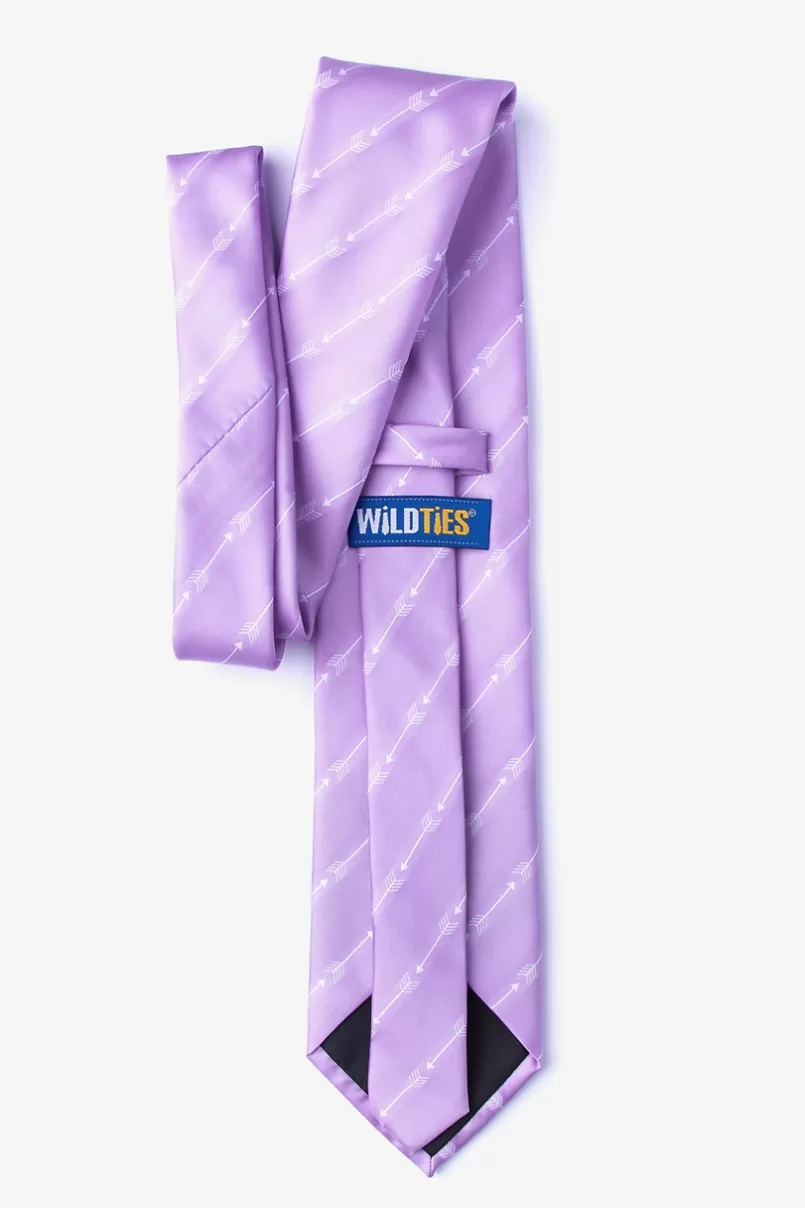 Ties Flying Arrows Extra Long Tie Lavender Best Sale