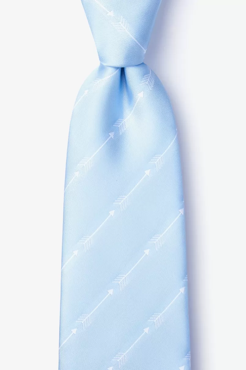 Ties Flying Arrows Light Blue Extra Long Tie LightBlue Sale