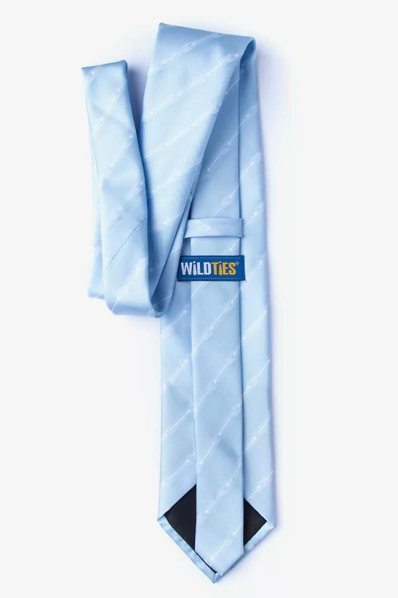 Ties Flying Arrows Light Blue Extra Long Tie LightBlue Sale