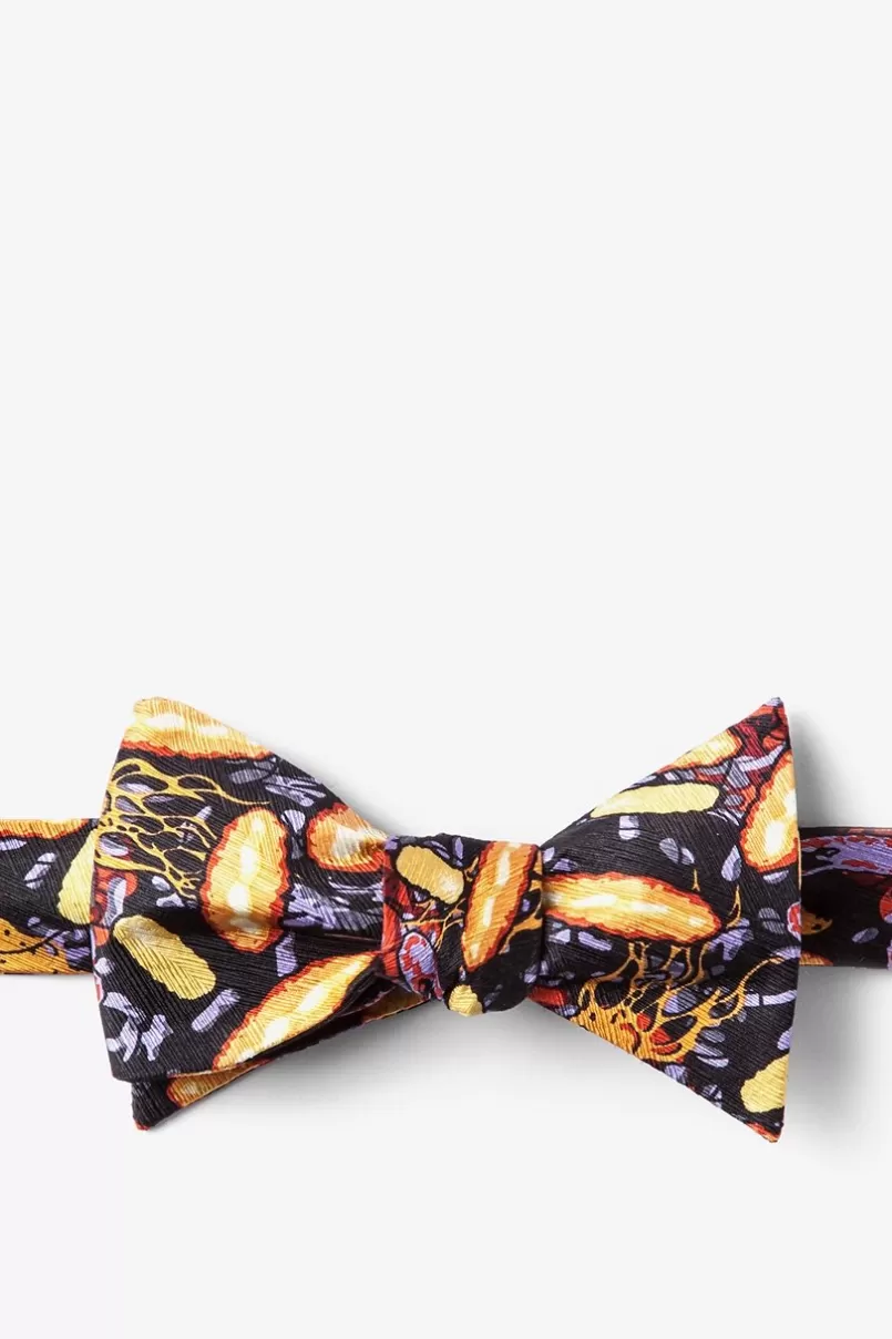 Ties Foodborne Six Black Self-Tie Bow Tie Flash Sale