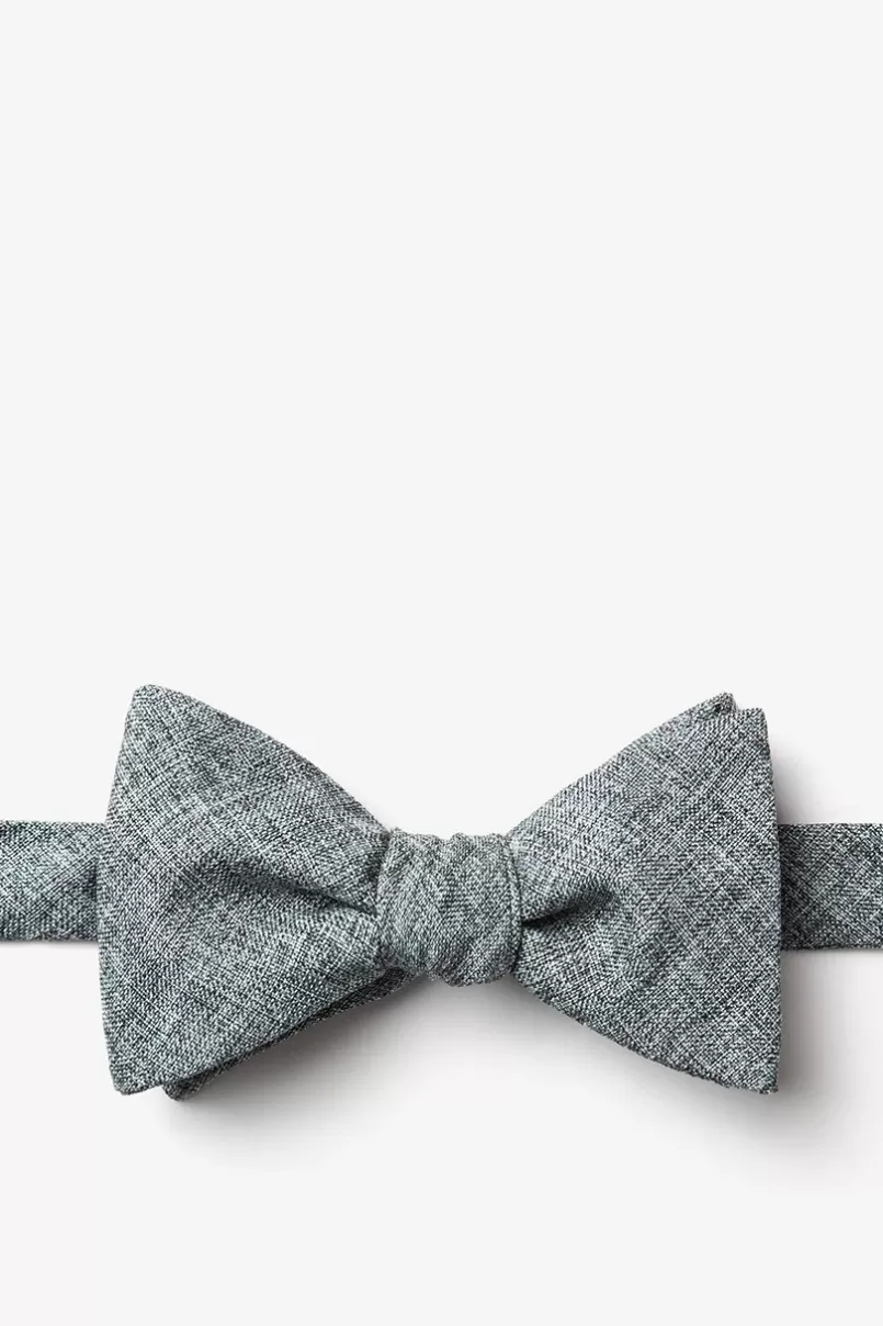 Ties Galveston Self-Tie Bow Tie Charcoal Fashion