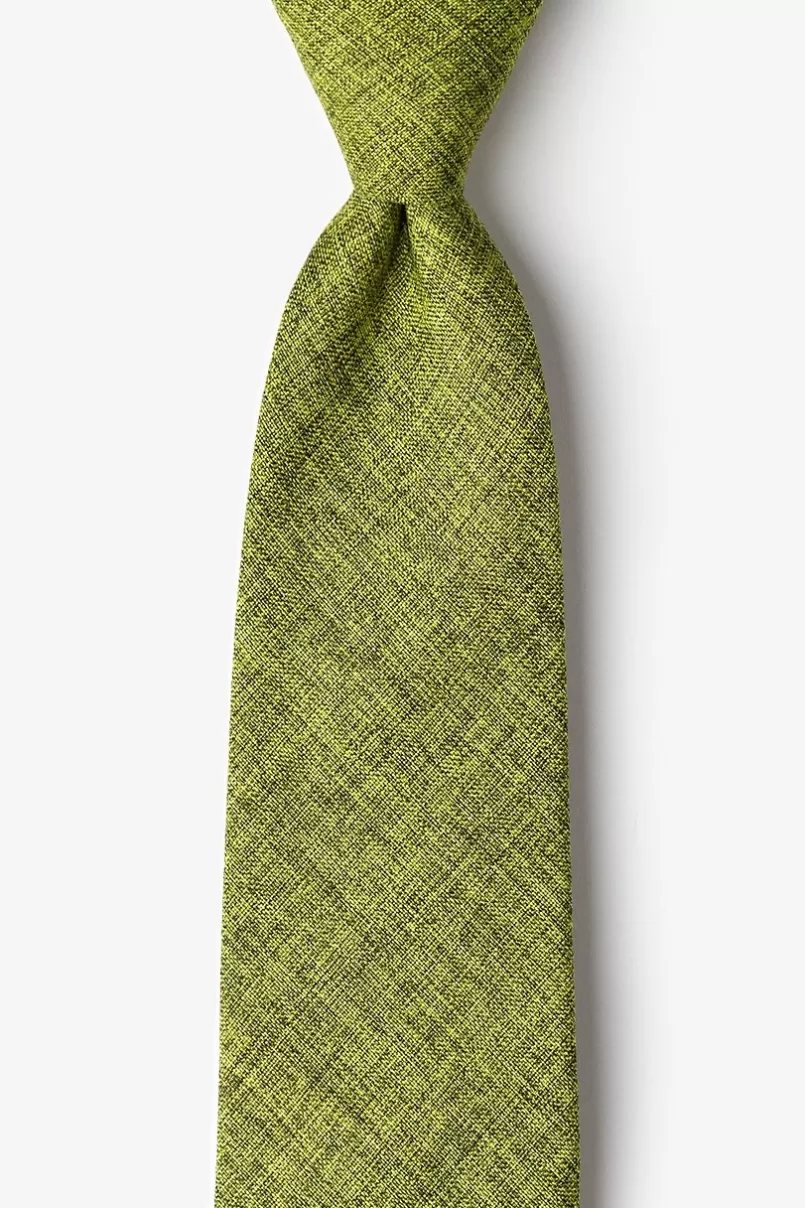 Ties Galveston Lime Green Tie Hot