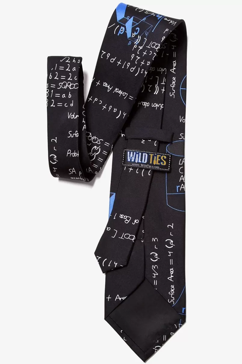 Ties Geometry Black Tie New