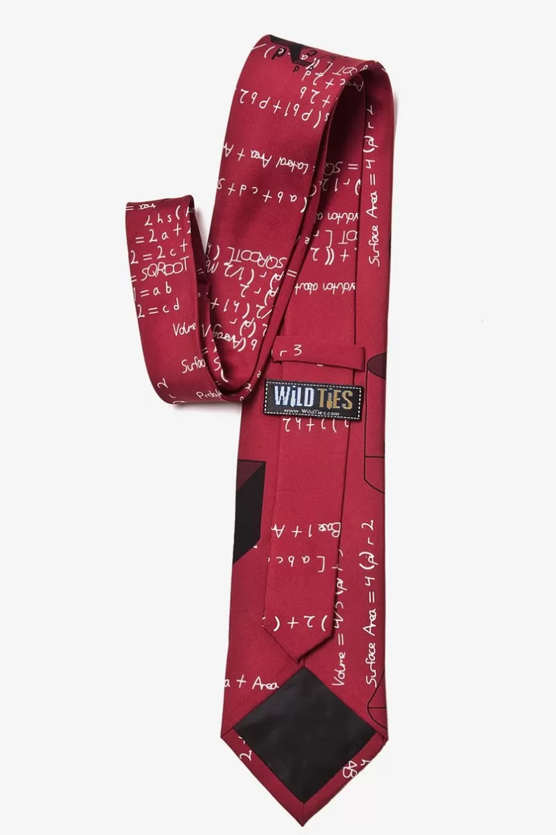 Ties Geometry Red Tie Best Sale