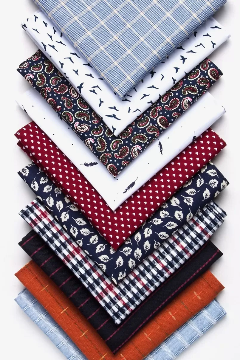 Ties Glenn Heights Pocket Square Red Sale