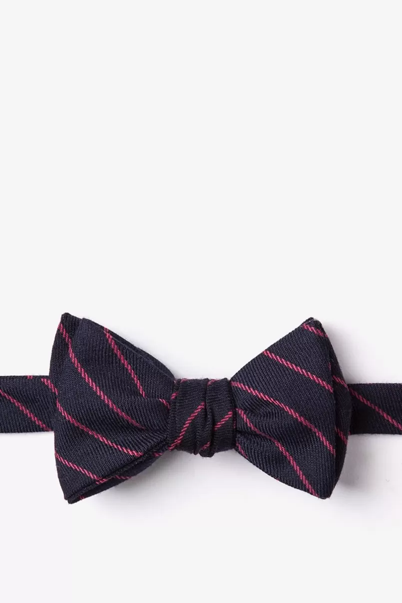 Ties Glenn Heights Red Self-Tie Bow Tie Hot