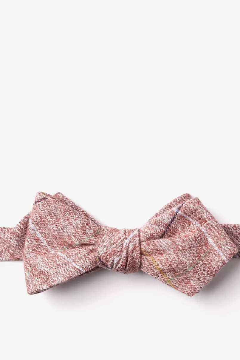 Ties Globe Diamond Tip Bow Tie Red Flash Sale