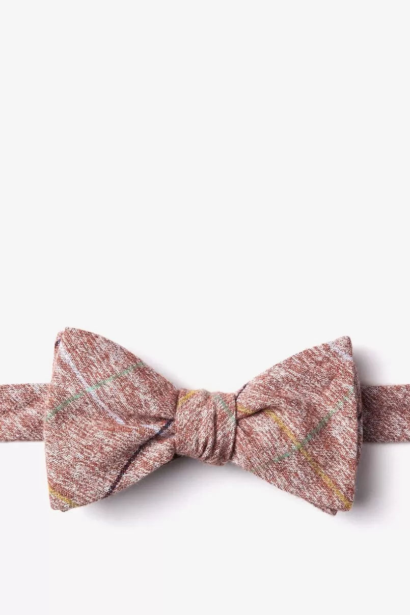 Ties Globe Self-Tie Bow Tie Red New