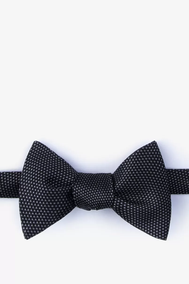 Ties Goose Black Self-Tie Bow Tie Cheap