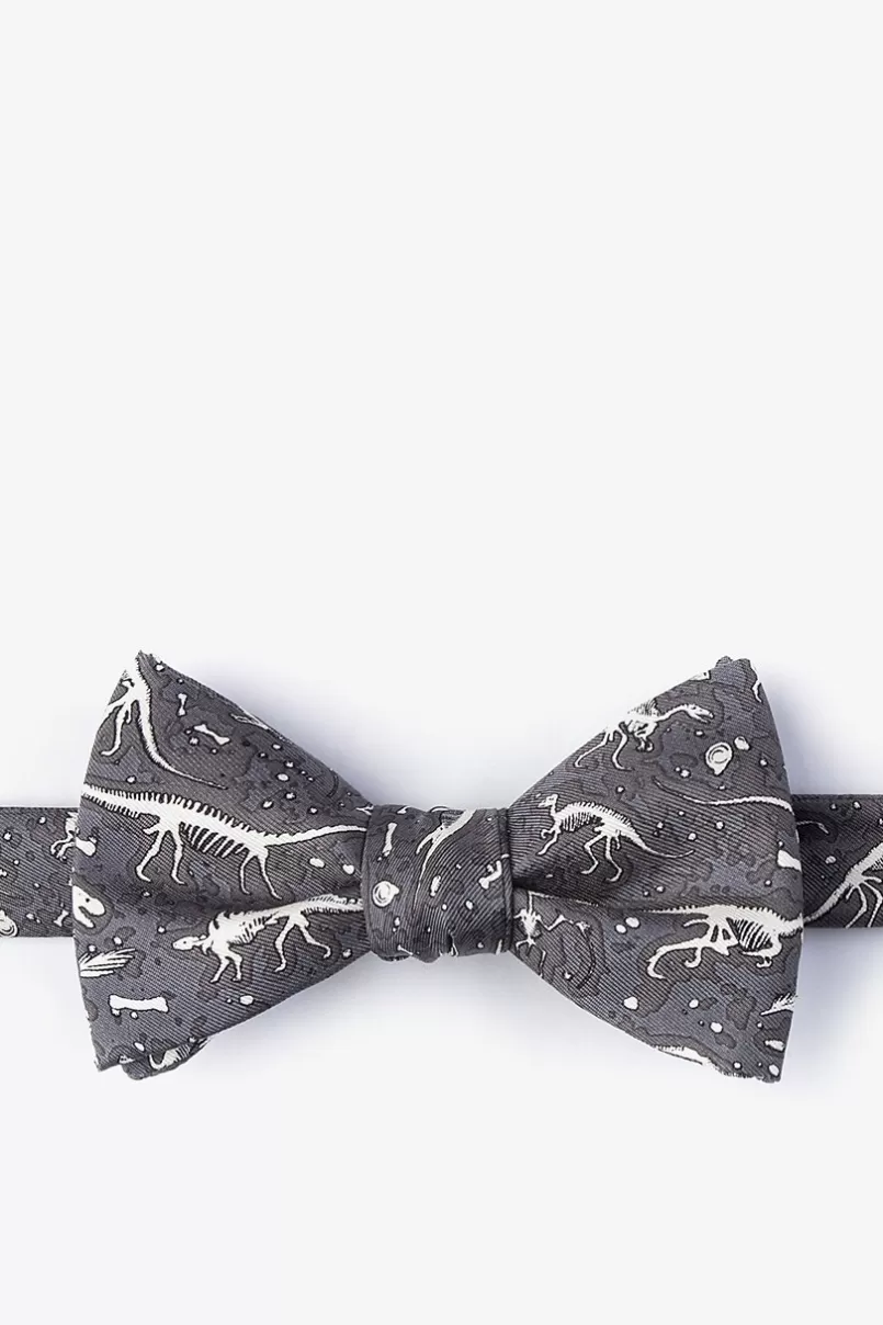 Ties Gray Dig Fossils Self-Tie Bow Tie Outlet