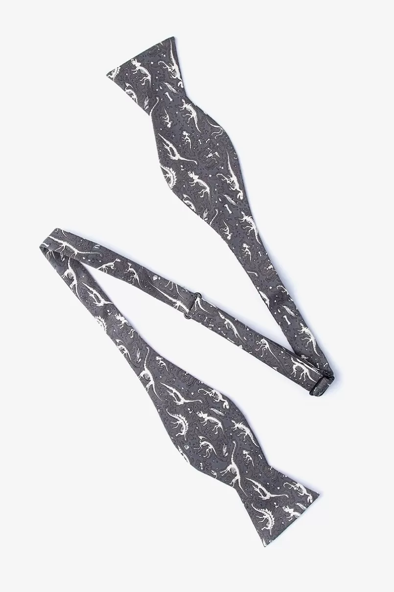 Ties Gray Dig Fossils Self-Tie Bow Tie Outlet