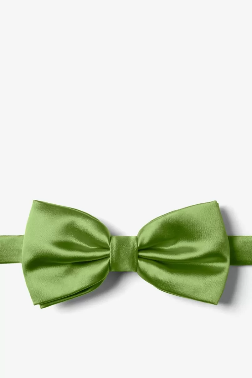 Ties Green Tea Pre-Tied Bow Tie GreenTea Sale