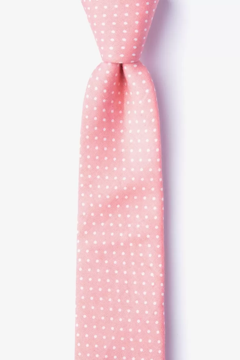 Ties Gregory Skinny Tie Pink Hot