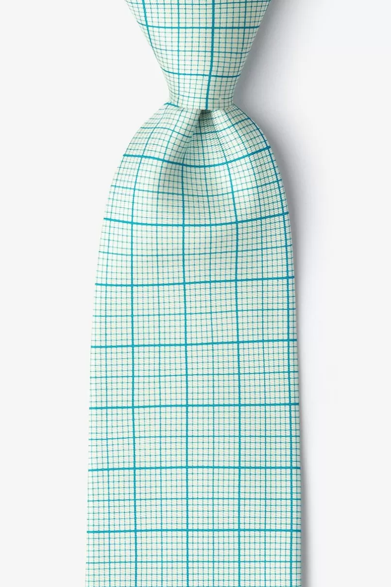 Ties Grid Paper White Tie Outlet