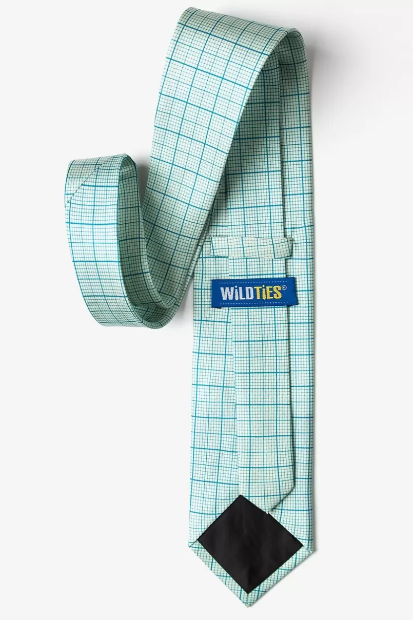 Ties Grid Paper White Tie Outlet