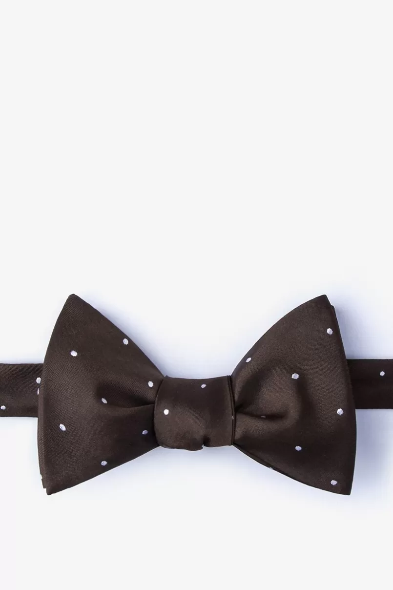 Ties Griffin Self-Tie Bow Tie Brown Shop