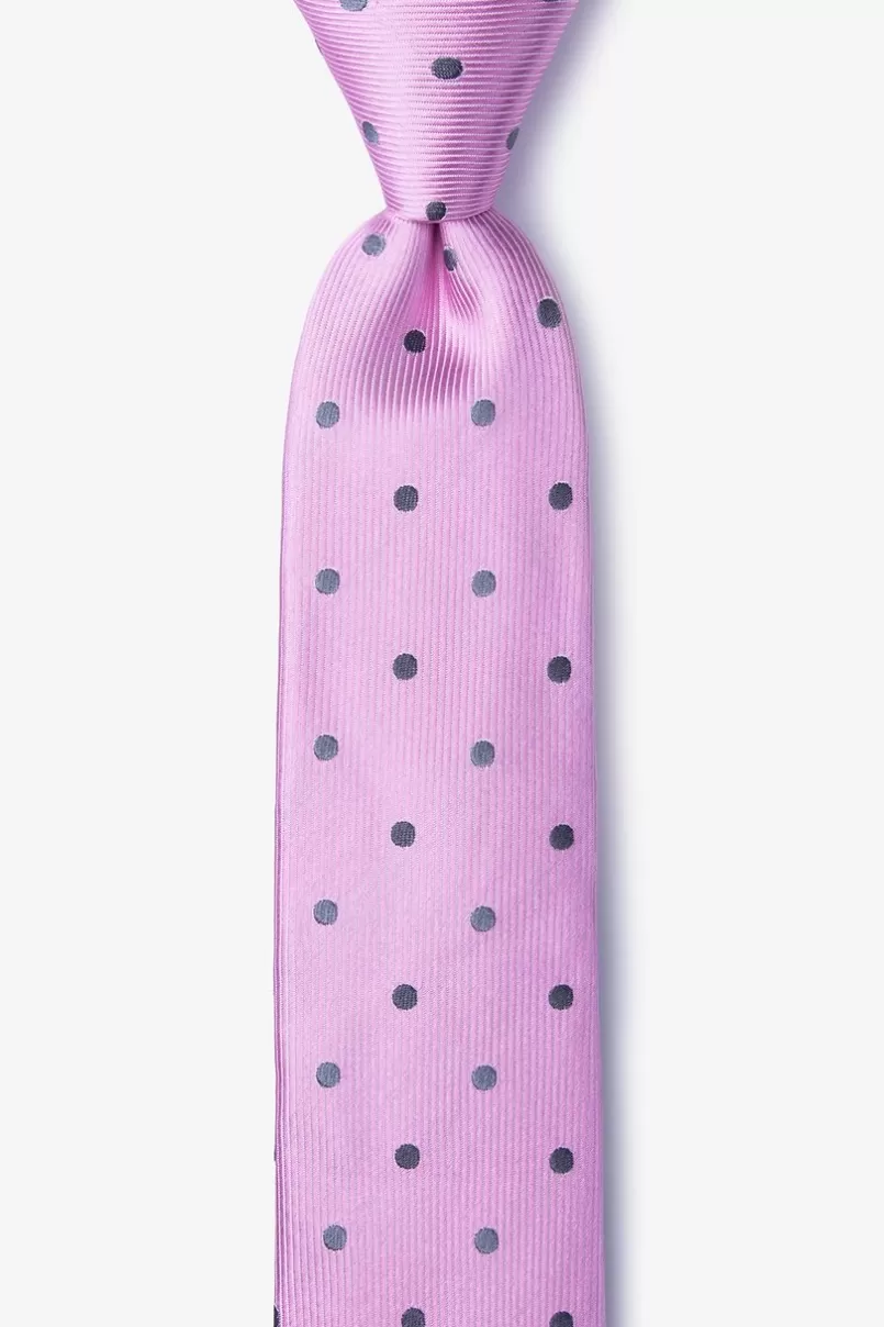 Ties Grizzly Skinny Tie Pink Online