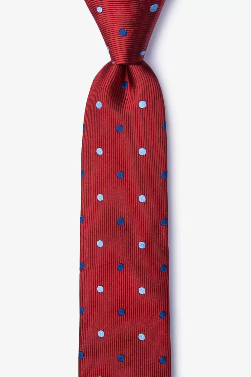 Ties Grizzly Skinny Tie Red Cheap