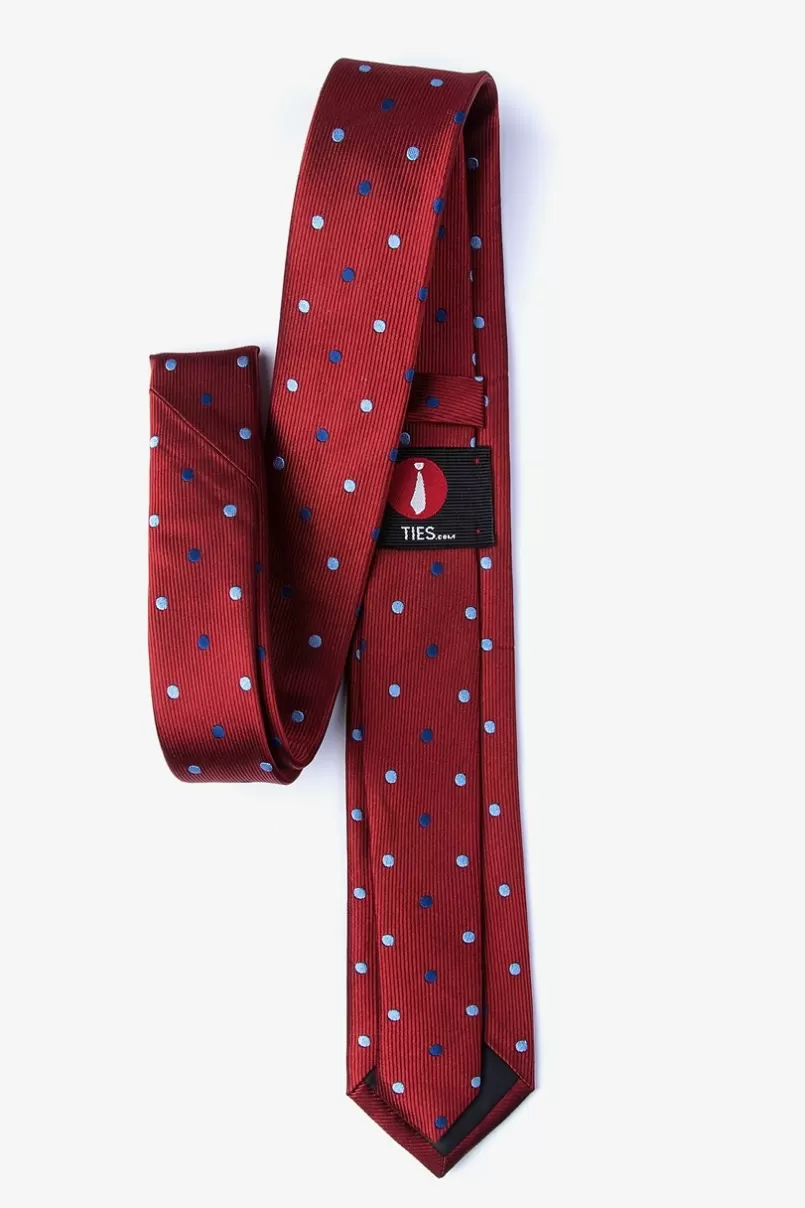 Ties Grizzly Skinny Tie Red Cheap