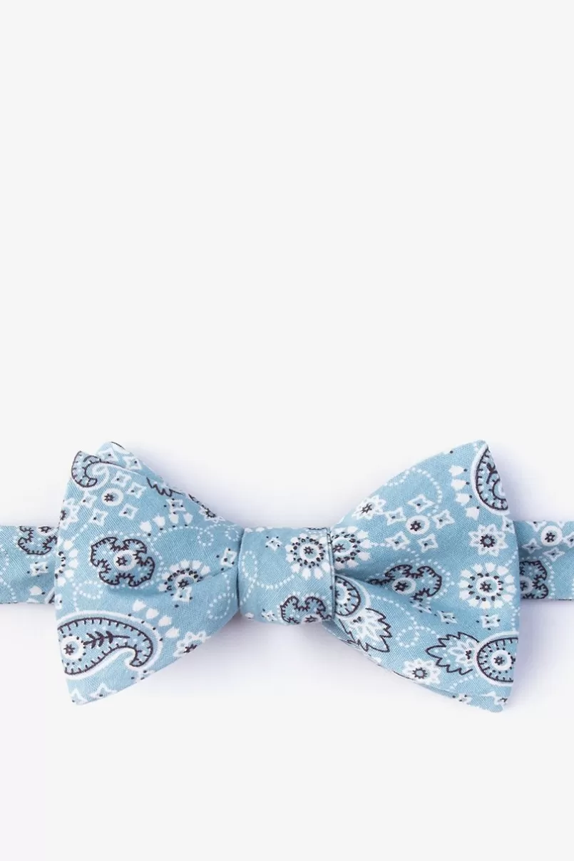 Ties Grove Self-Tie Bow Tie Blue Cheap