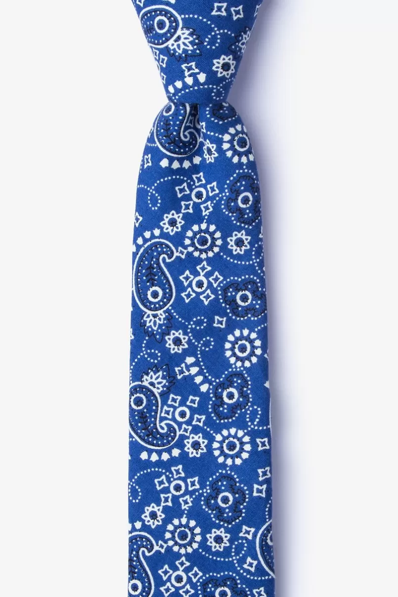 Ties Grove Navy Blue Skinny Tie NavyBlue Flash Sale