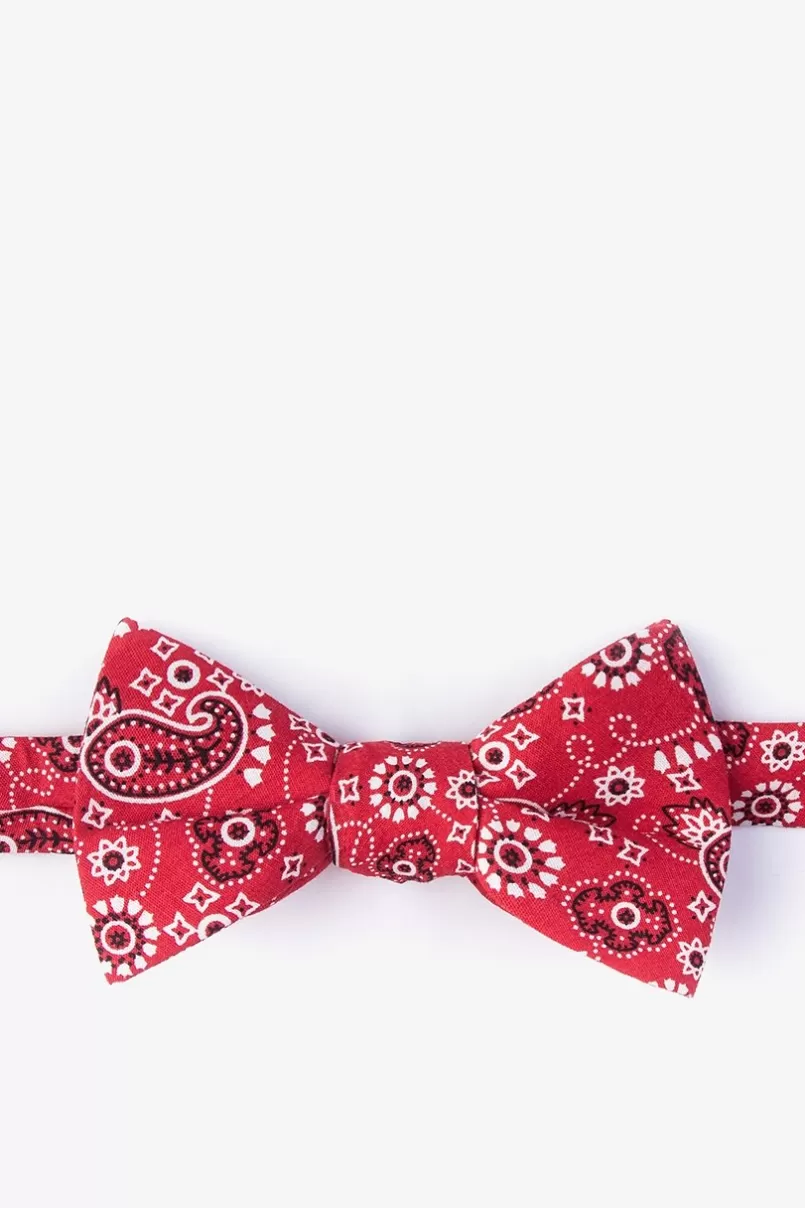 Ties Grove Self-Tie Bow Tie Red Outlet