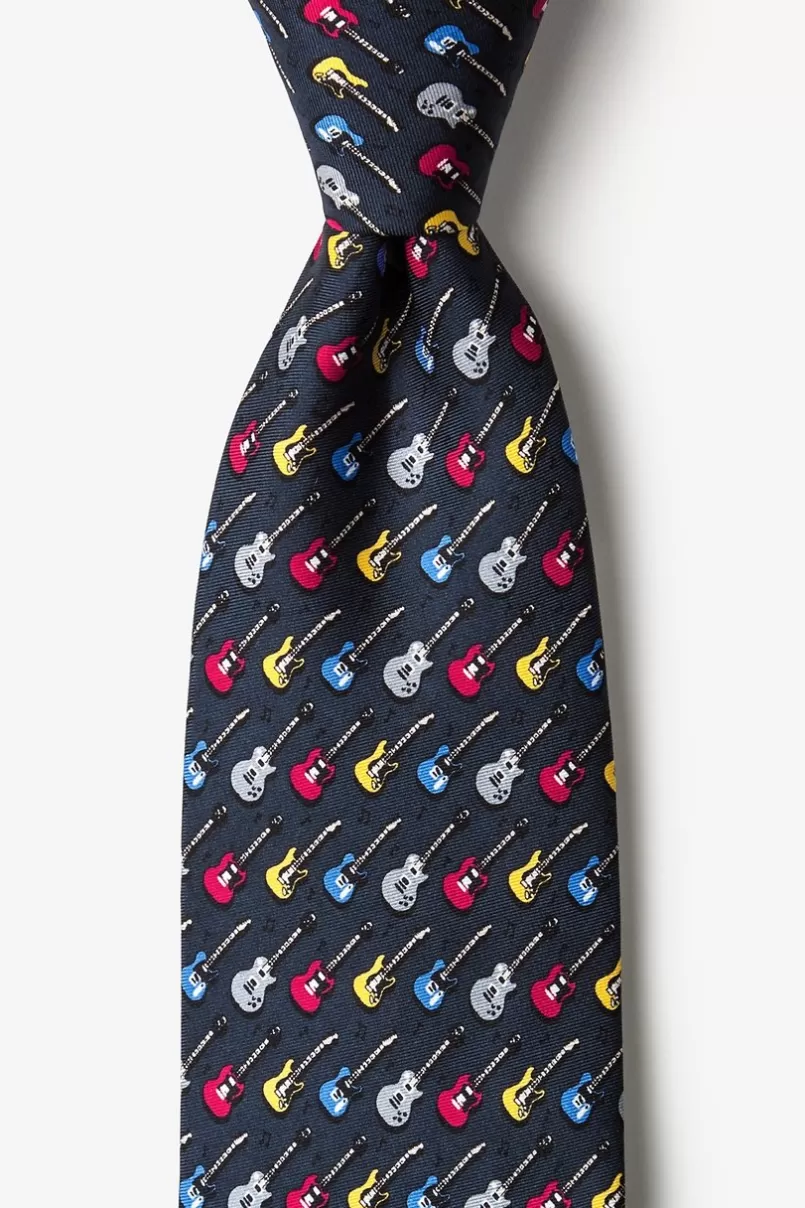 Ties Guitar God Charcoal Tie Best