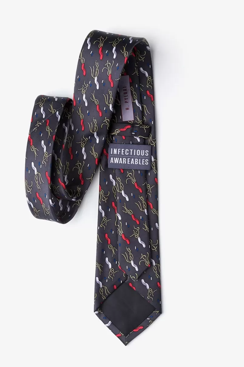 Ties H. Pylori Charcoal Tie Sale