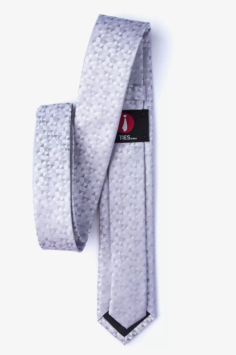 Ties Harrington Skinny Tie Gray Shop