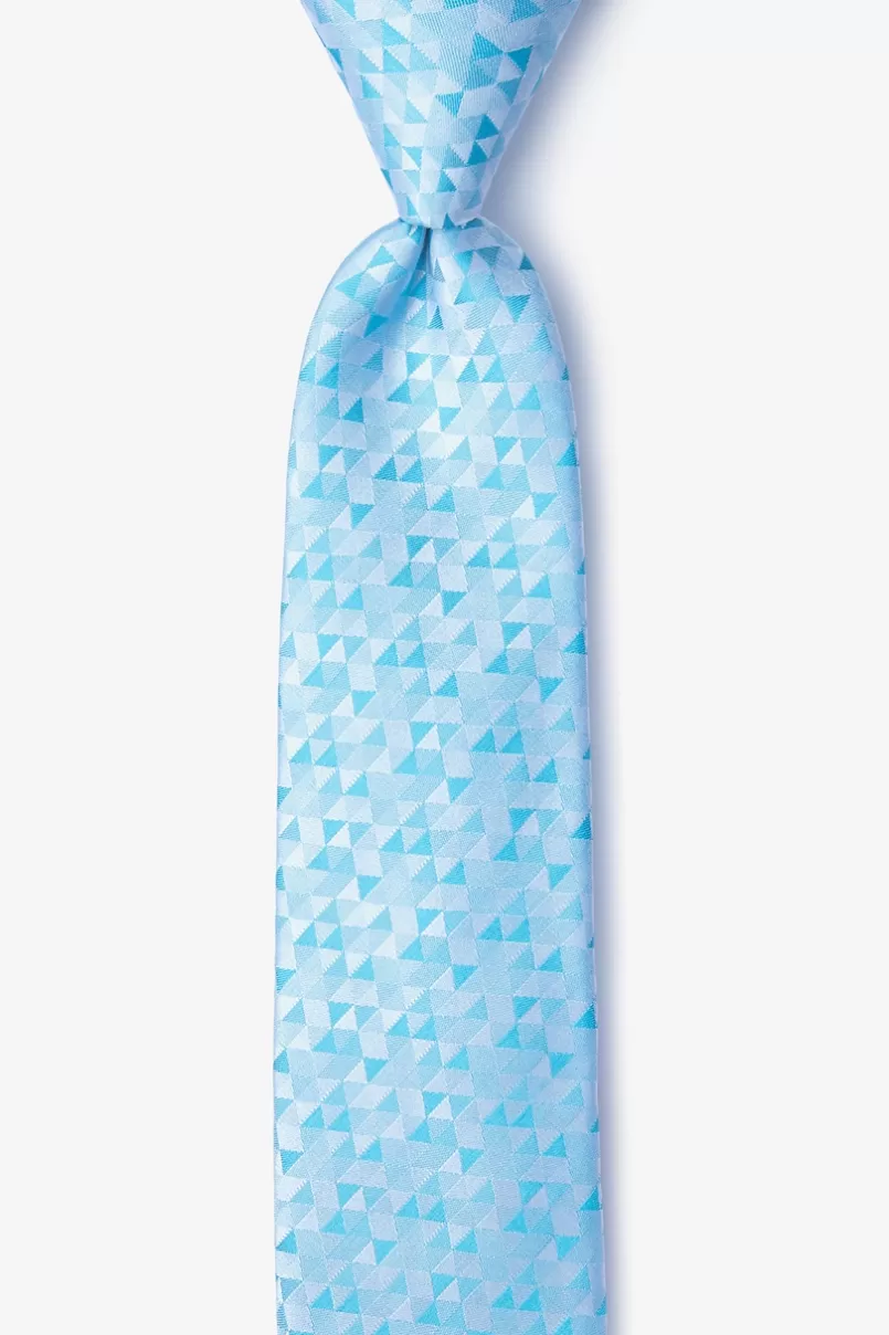 Ties Harrington Skinny Tie Turquoise Flash Sale