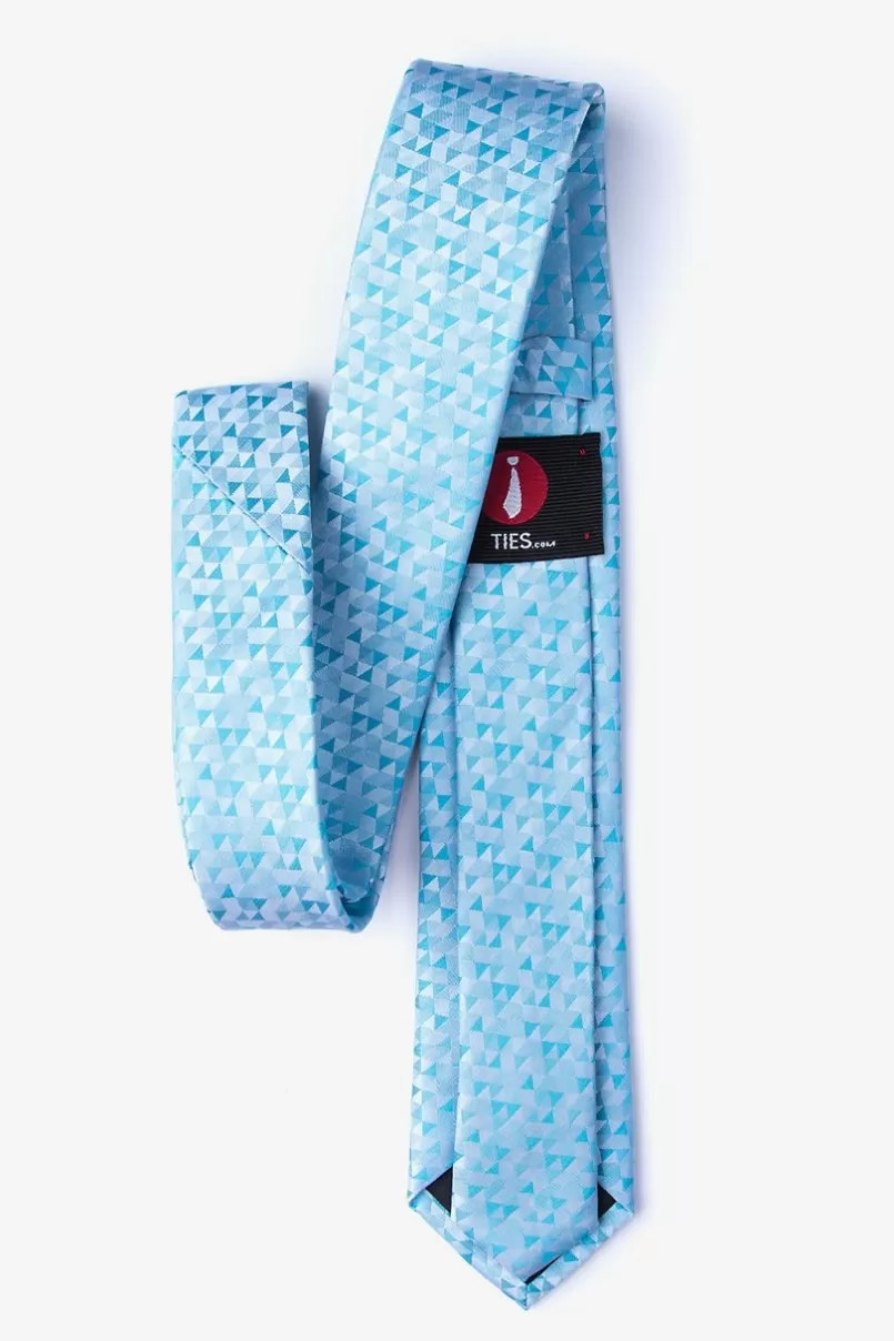 Ties Harrington Skinny Tie Turquoise Flash Sale