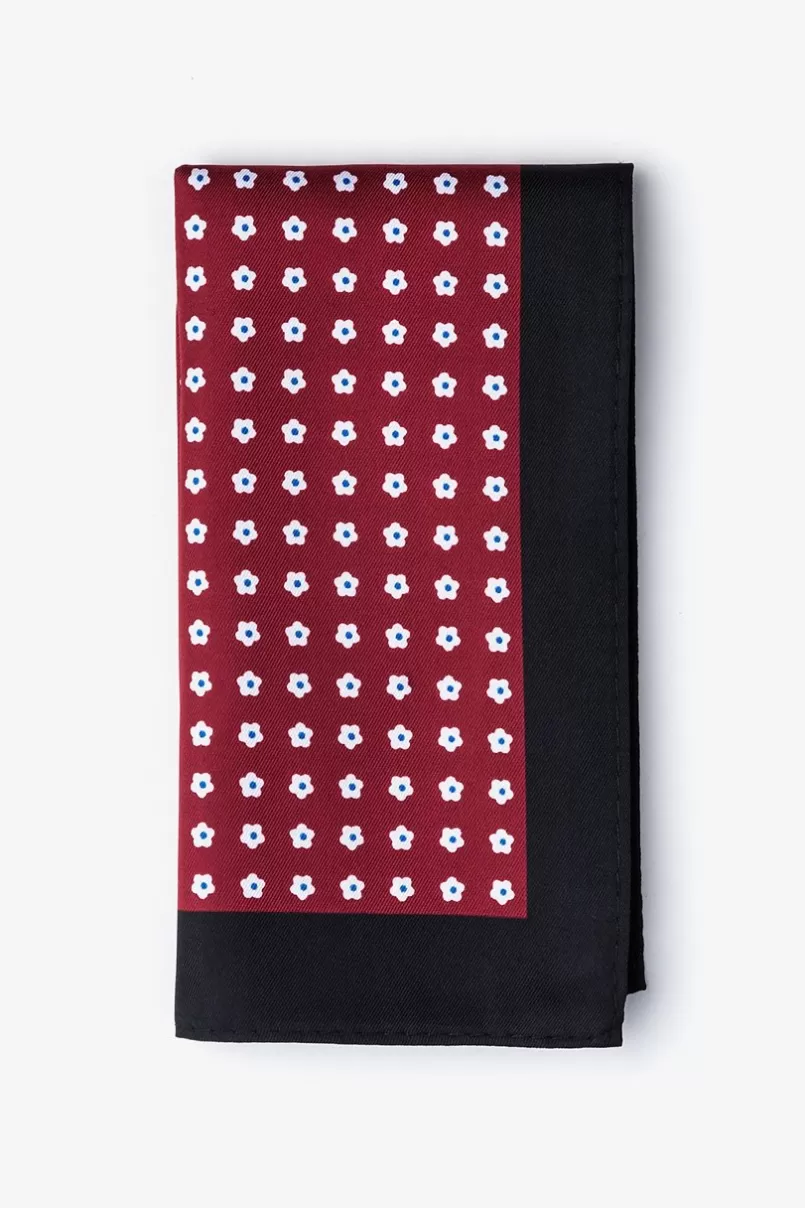 Ties Harry Red Pocket Square Hot