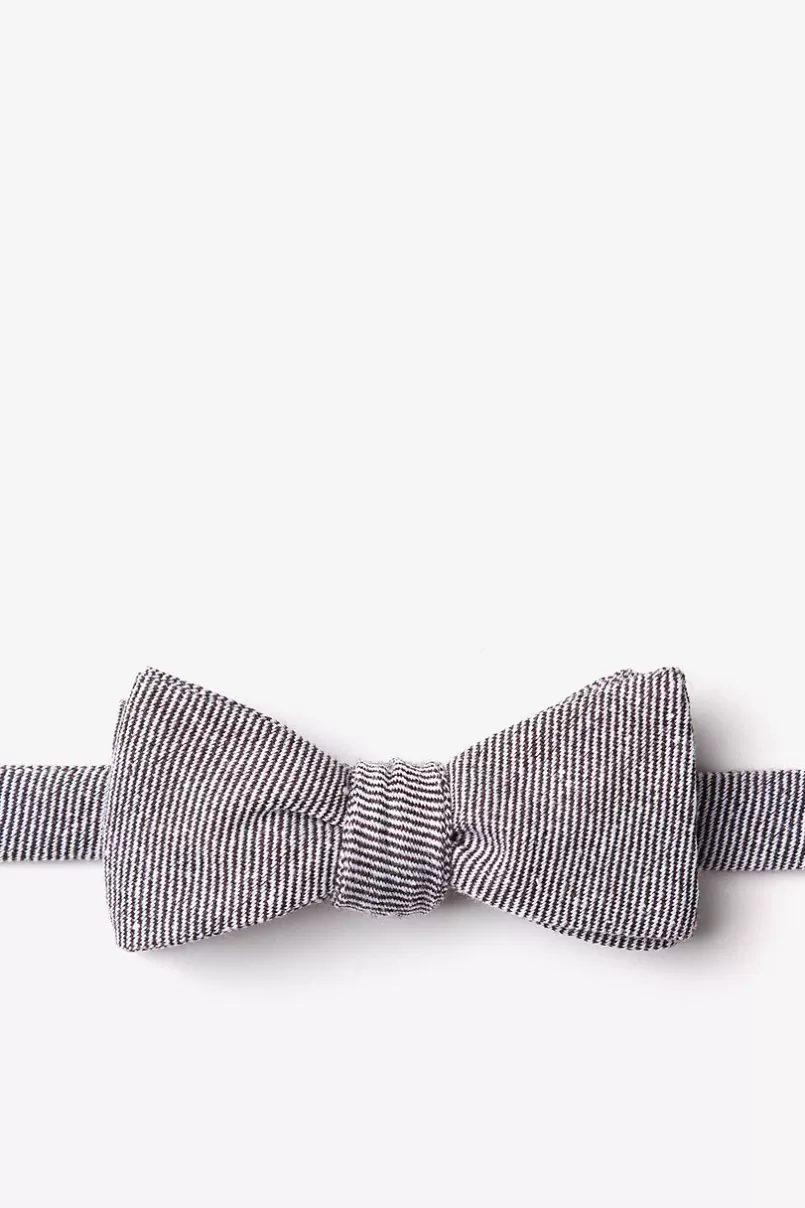 Ties Hitchcock Skinny Bow Tie Brown Outlet