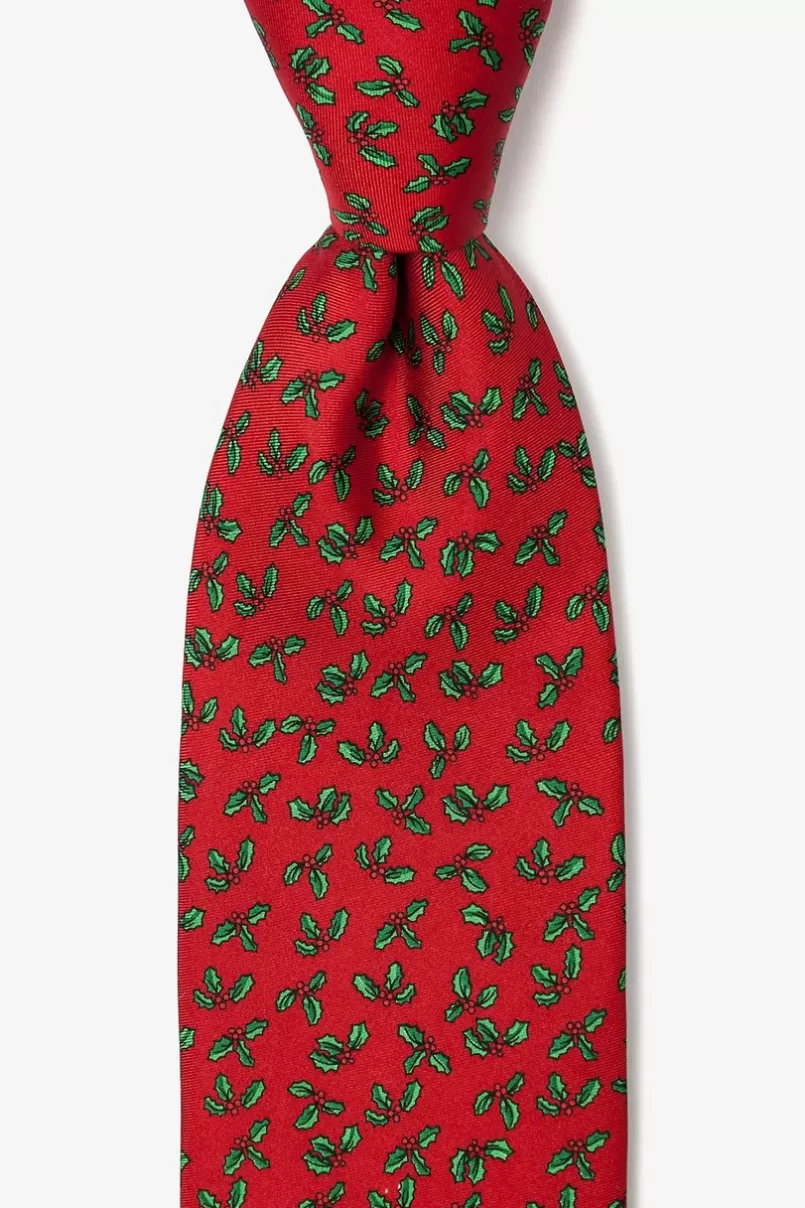 Ties Holly Mini Red Tie Best Sale