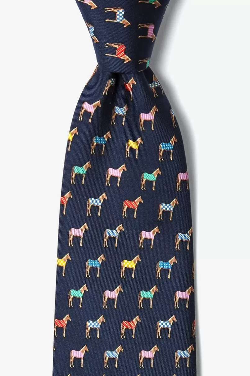 Ties Horse Navy Blue Tie Best Sale