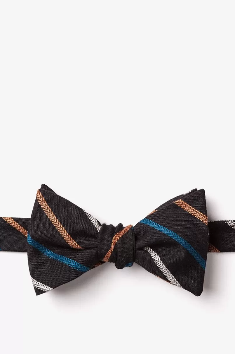 Ties Houston Black Self-Tie Bow Tie Shop