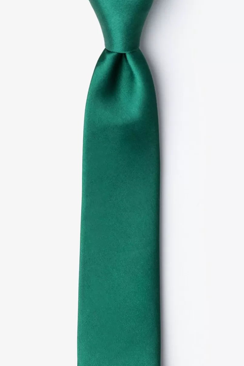 Ties Hunter Green Skinny Tie HunterGreen Outlet