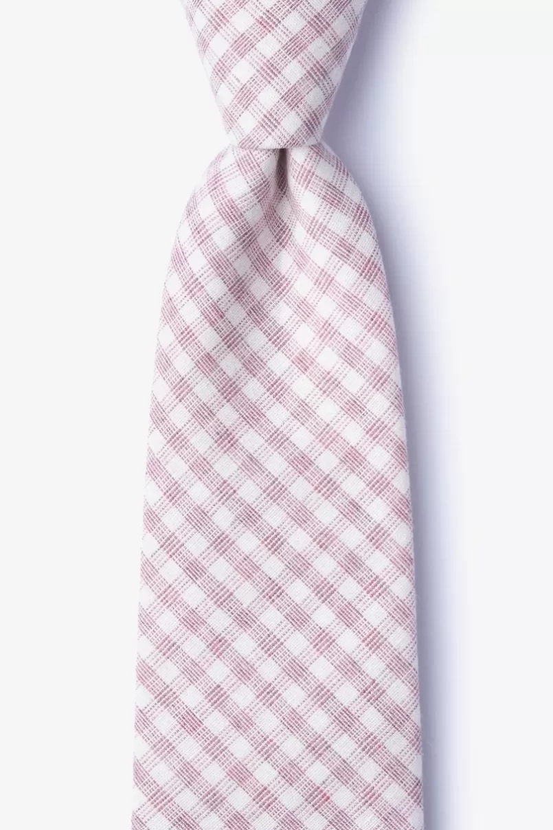 Ties Huron Extra Long Tie Pink Clearance