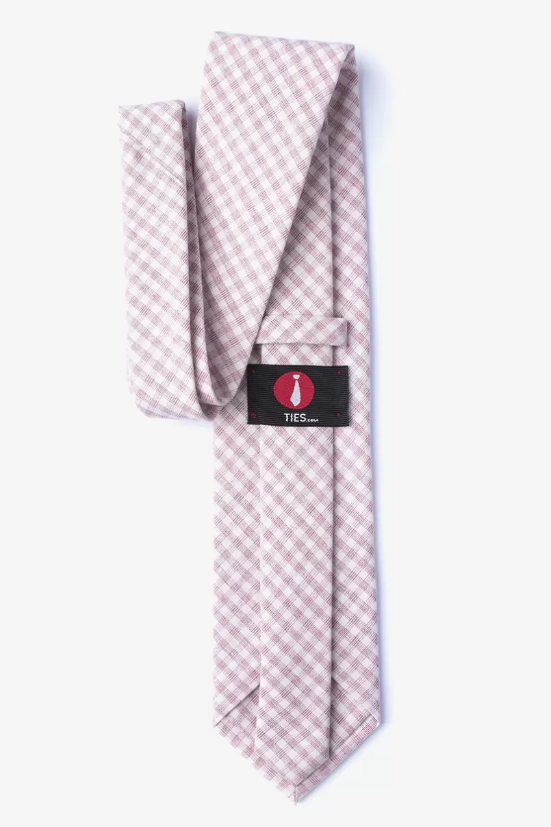 Ties Huron Extra Long Tie Pink Clearance