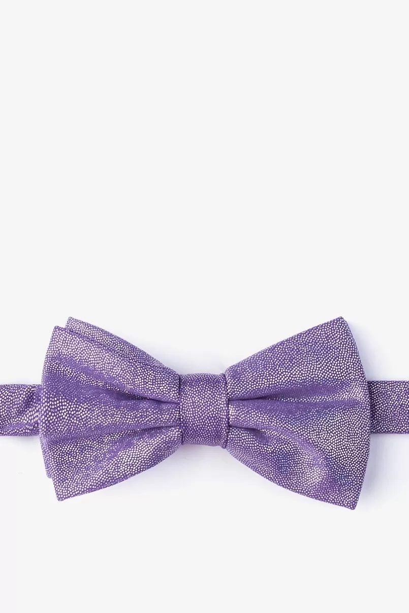 Ties Hurricane Pre-Tied Bow Tie Purple Best