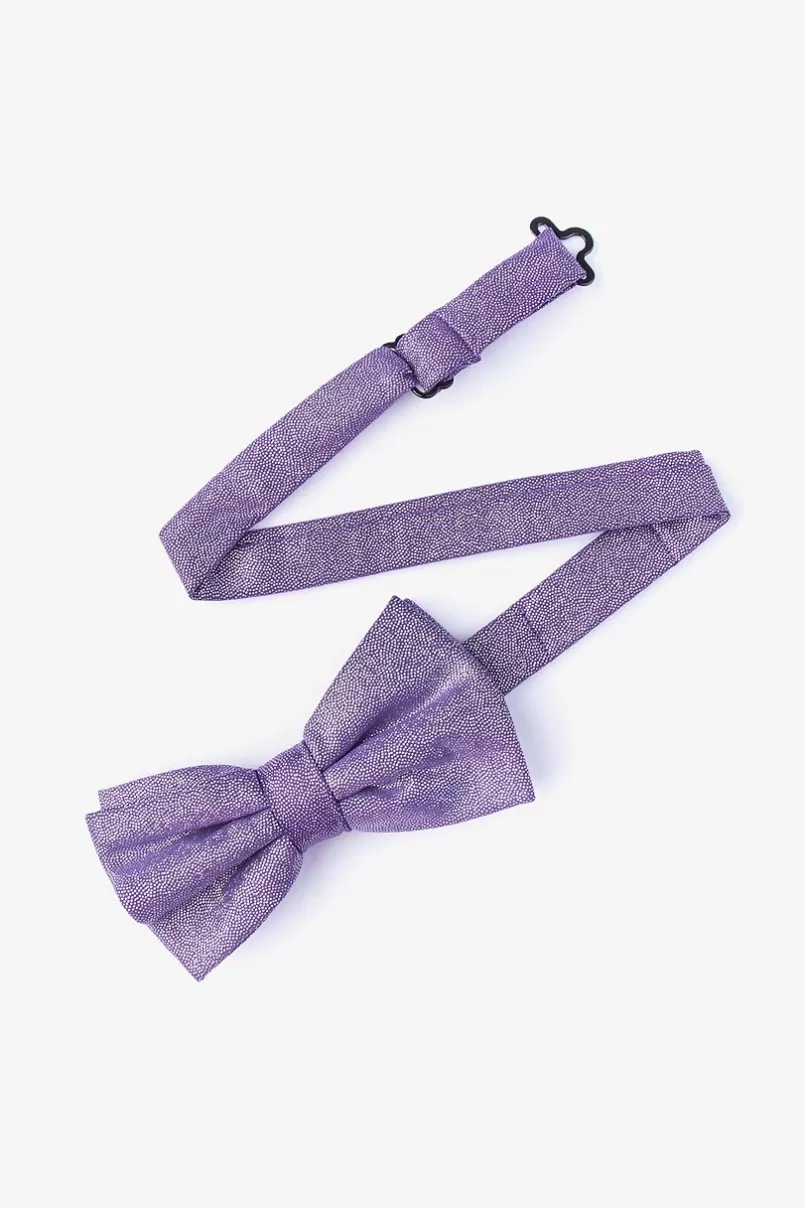 Ties Hurricane Pre-Tied Bow Tie Purple Best