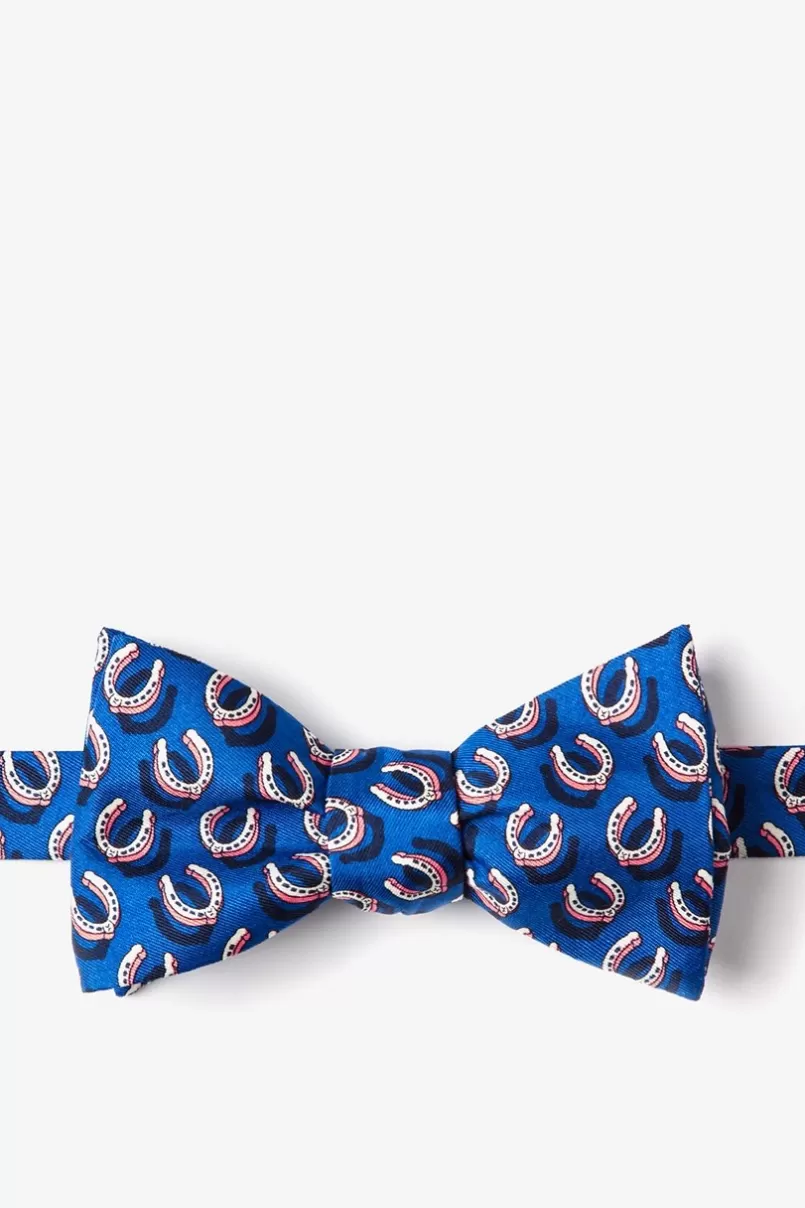 Ties If the Shoe Fits Self-Tie Bow Tie Blue New