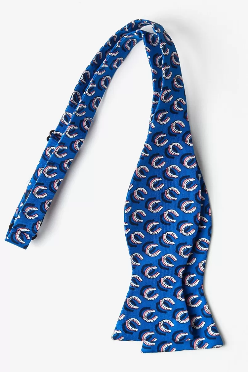 Ties If the Shoe Fits Self-Tie Bow Tie Blue New