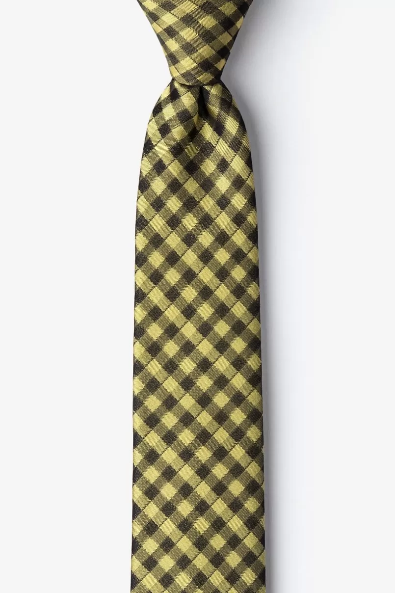 Ties Isabela Skinny Tie Yellow Best Sale