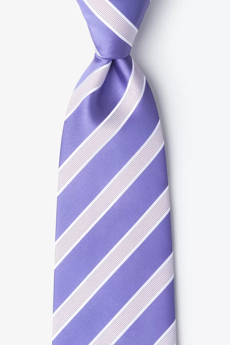 Ties Jefferson Stripe Tie Lavender Best Sale