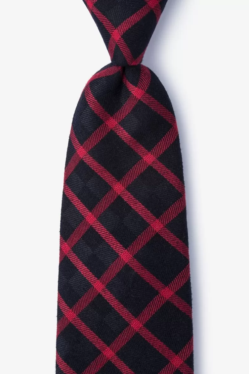 Ties Joaquin Red Extra Long Tie Hot