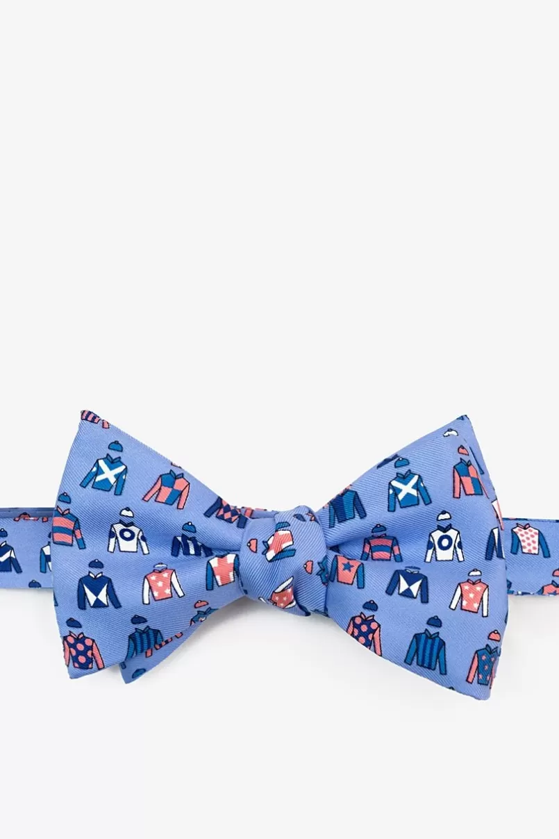 Ties Jockey Chic Blue Self-Tie Bow Tie New